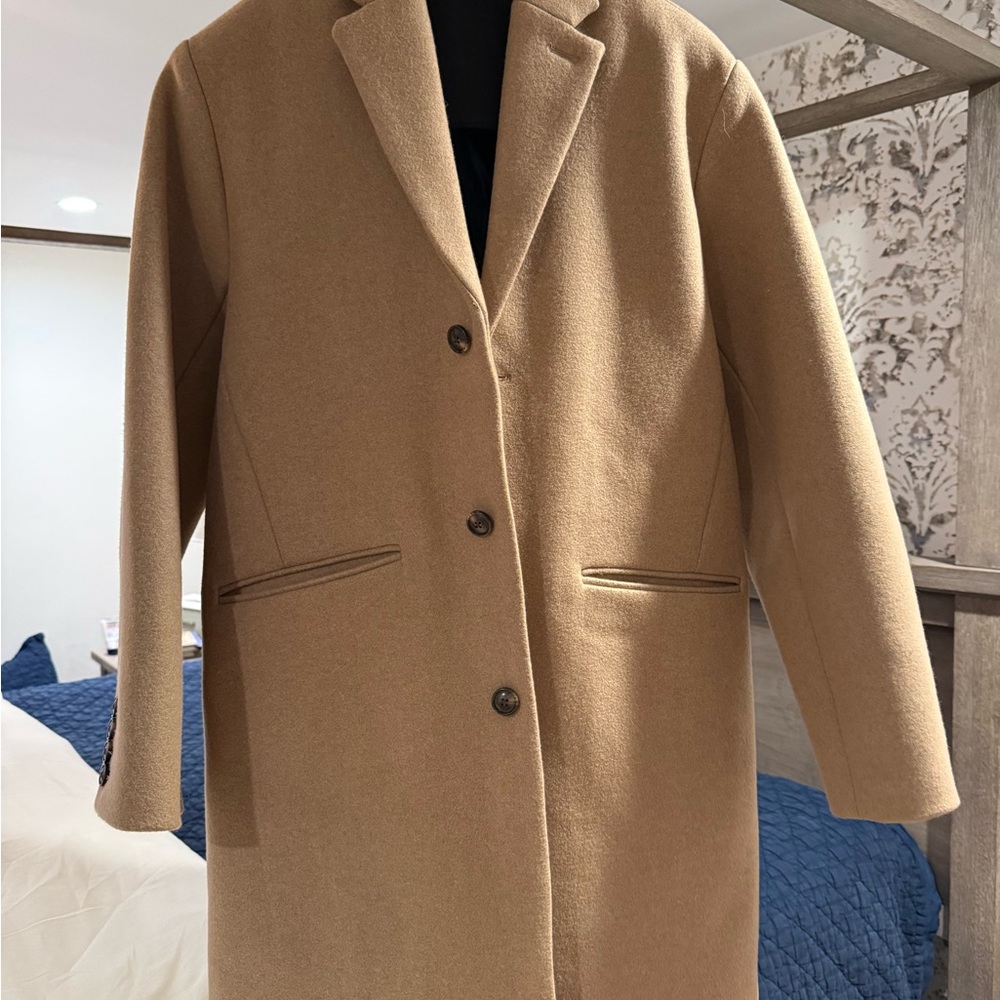 Bonobos Camel Wool Coat